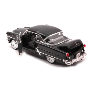 FORD CRESTLINE VICTORIA 1953 BLACK 1:24-27 Welly Auto Stradali Modellino