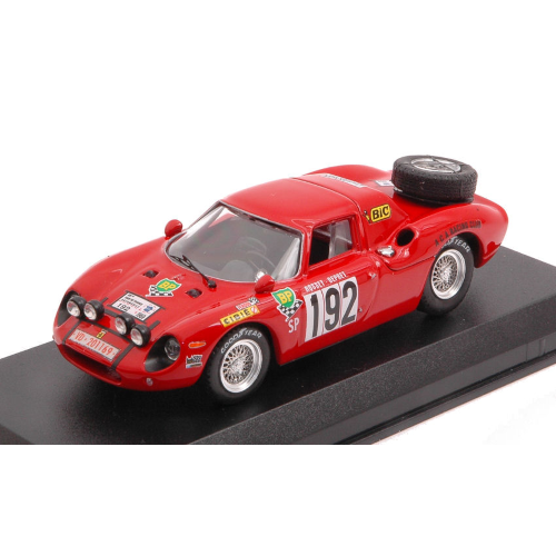 FERRARI 250 LE MANS N.192 TOUR DE FRANCE 1969 ROUGET-DEPRET 1:43 Best Model Auto Competizione Modellino
