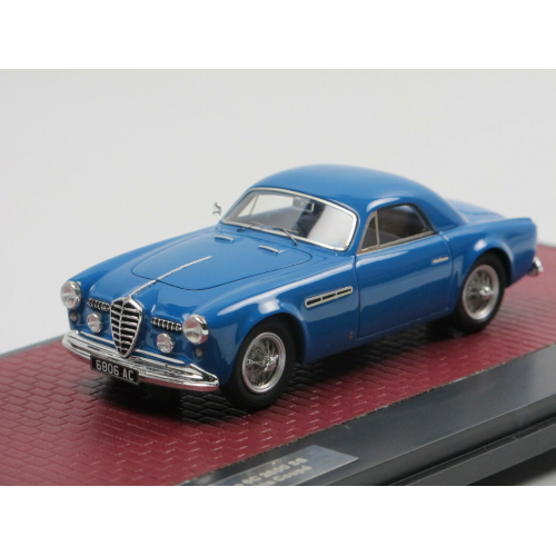 ALFA ROMEO 6C 2500 SS SUPERGIOIELLO GHIA COUPE 1950 BLUE 1:43 Matrix Scale Models Auto Stradali Modellino