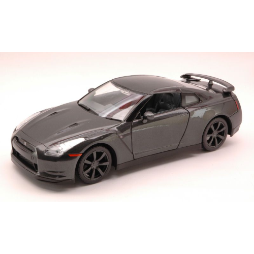 NISSAN GTR (R 35) 2009 GUN GREY METALLIC 1:24 Yat Ming Auto Stradali Modellino