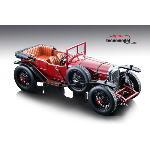 BENTLEY 3.0L 1924 OPEN VERSION DARK GLOSS RED 1:18 Tecnomodel Auto Stradali Modellino