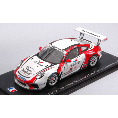 PORSCHE CARRERA CUP FRANCE N.1 CHAMPION 2019 AYHANCAN GUVEN 1:43 Spark Model Auto Competizione Modellino