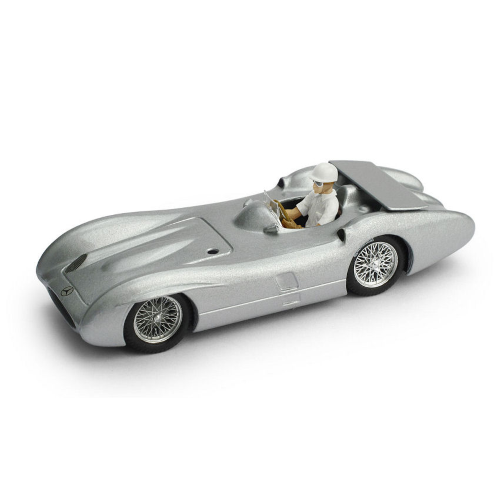 MERCEDES W196C MONZA TEST FRENO AERODINAMICO 1955 STIRLING MOSS 1:43 Brumm Auto Competizione Modellino
