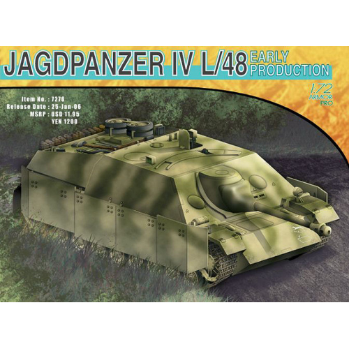 JAGDPANZER IV L/48 KIT 1:72 Dragon Kit Mezzi Militari Modellino