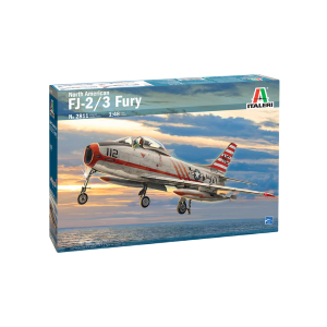 NORTH AMERICAN FJ-2/3 FURY KIT 1:48 Italeri Kit Aerei Modellino