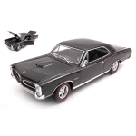 PONTIAC GTO 1966 MMETALLIC BLACK 1:18 Welly Auto Stradali Modellino