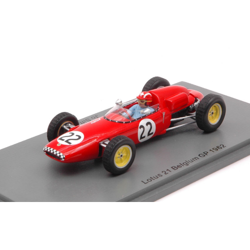 LOTUS 21 JO SIFFERT 1962 N.22 BELGIUM GP 1:43 Spark Model Formula 1 Modellino