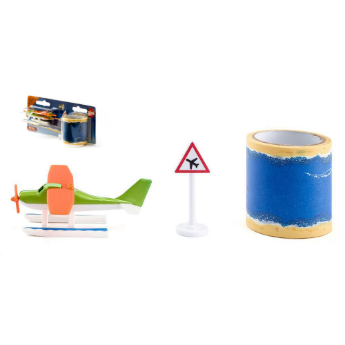 IDROVOLANTE CON TAPPETO + ACCESSORI mm 80 Siku Aerei Modellino