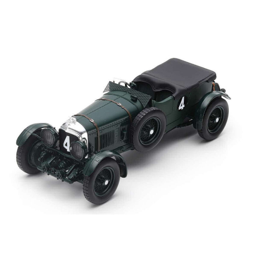 BENTLEY SPEED SIX N.4 WINNER LE MANS 1930 W.BARNATO-G.KIDSTON 1:18 Spark Model Auto Competizione Modellino
