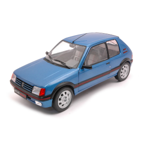PEUGEOT 205 GTI 1.9L MK1 1988 BLUE MIAMI 1:18 Solido Auto Stradali Modellino
