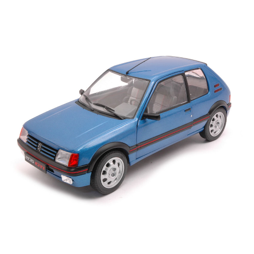 PEUGEOT 205 GTI 1.9L MK1 1988 BLUE MIAMI 1:18 Solido Auto Stradali Modellino