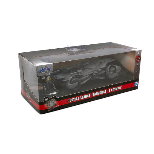 BATMOBILE JUSTICE LEAGUE WITH BATMAN FIGURE 1:32 Jada Toys Movie Modellino