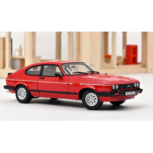 FORD CAPRI 2.8i INJECTION 1983 RED 1:18 Norev Auto Stradali Modellino