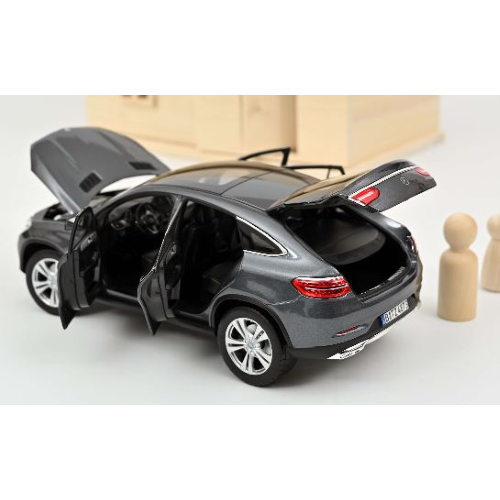 MERCEDES GLE COUPE 2015 GREY METALLIC 1:18 Norev Auto Stradali Modellino