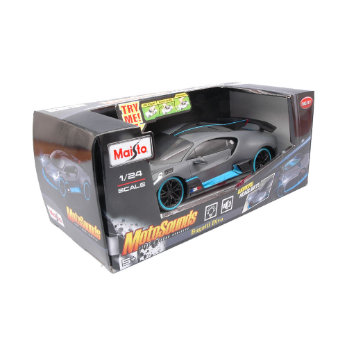 BUGATTI DIVO 2019 MOTOSOUNDS TRY ME 1:24 Maisto Modellismo Giocattolo Modellino