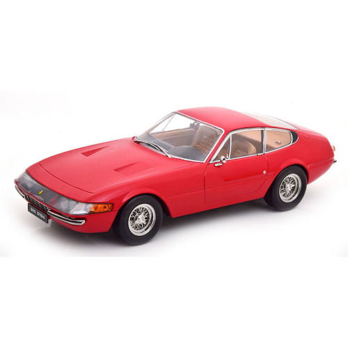 FERRARI 365 GTB DAYTONA COUPE' 1a SERIE 1969 RED 1:18 KK Scale Auto Stradali Modellino