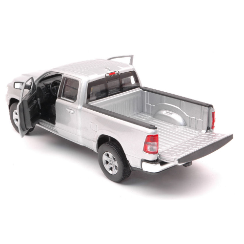 DODGE RAM 1500 DOUBLE CABINE PICK-UP 2019 SILVER 1:27 Welly Auto Stradali Modellino