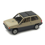 FIAT PANDA 45 TETTO APRIBILE CHIUSO 1981 BEIGE KENYA 1:43 Brumm Auto Stradali Modellino