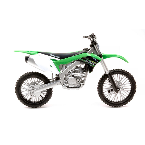 KAWASAKI KX250F GREEN 1:10 Welly Moto Modellino