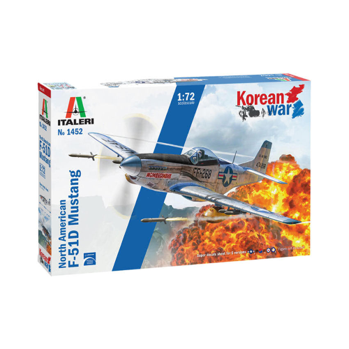 NORTH AMERICAN F-51D KOREAN WAR KIT 1:72 Italeri Kit Aerei Modellino