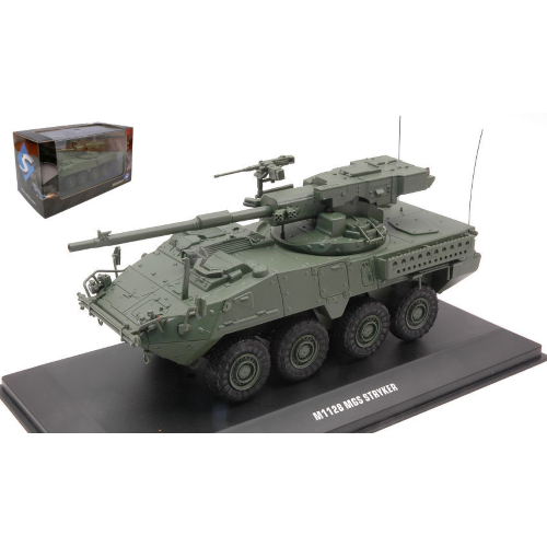 M1128 MGS STRYKER GREEN 1:48 Solido Mezzi Militari Modellino