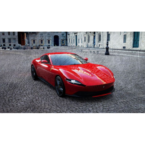 FERRARI ROMA 2020 ROSSO FUOCO 1:43 Looksmart Auto Stradali Modellino