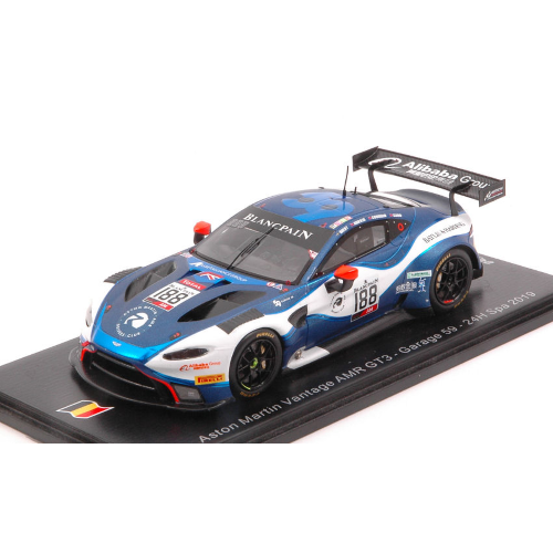 ASTON MARTIN VANTAGE N.188 24 H SPA 2019 WEST-HARRIS-GOODWIN-GUNN 1:43 Spark Model Auto Competizione Modellino