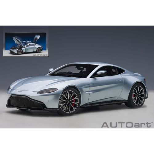 ASTON MARTIN VANTAGE 2019 SILVER 1:18 AutoArt Auto Stradali Modellino