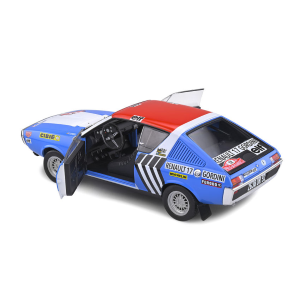 RENAULT 17 MK1 N.12 RALLYE PRESS ON REGARDLESS 1974 THERIER-DELFERIER 1:18 Solido Auto Rally Modellino