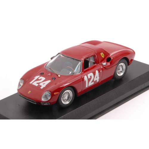 FERRARI 250 LM N.124 WINNER GP MUGELLO 1965 CASONI-NICODEMI 1:43 Best Model Auto Competizione Modellino