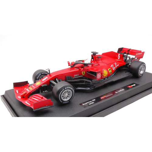 FERRARI F1 SF1000 N.16 CHARLES LECLERC 2020 + FERRARI SF1000 N.5 SEBASTIAN VETTEL 2020  1:18 Burago Formula 1 Modellino