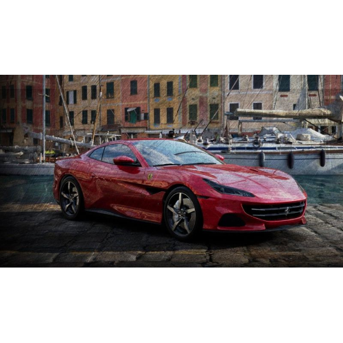 FERRARI PORTOFINO M CABRIOLET CLOSED 2017 RED 1:43 Looksmart Auto Stradali Modellino
