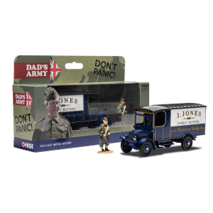 DADS ARMY J.JONES THORNYCRAFT VAN AND MR.JONES FIGURE 1:50 Corgi Movie Modellino