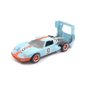 FORD GT40 4.9L V8 TEAM JW AUTOMOTIVE ENGINEERING GULF N.9 WINNER 24h LE MANS 1968 L.BIANCHI-P.RODRIGUEZ 1:43 Norev Auto Competizione Modellino