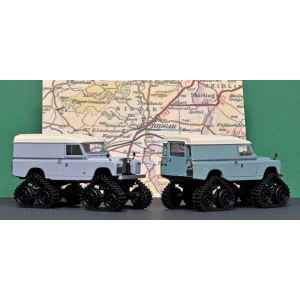 LAND ROVER SERIES II CUTHBERTSON CONVERSION 1958 GREY 1:43 Matrix Scale Models Auto Stradali Modellino