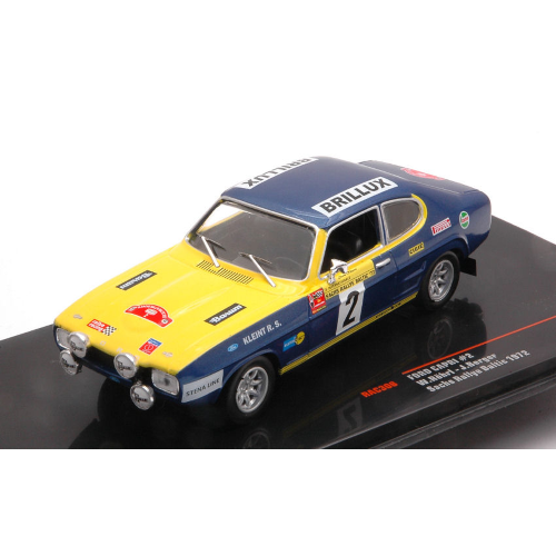 FORD CAPRI N.2 RALLY BALTIC 1972 ROHRL-BERGER 1:43 Ixo Model Auto Rally Modellino