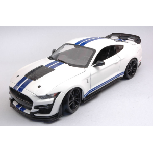 FORD MUSTANG SHELBY GT500 2020 WHITE 1:18 Maisto Auto Stradali Modellino