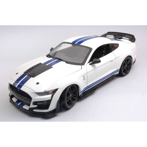 FORD MUSTANG SHELBY GT500 2020 WHITE 1:18 Maisto Auto Stradali Modellino