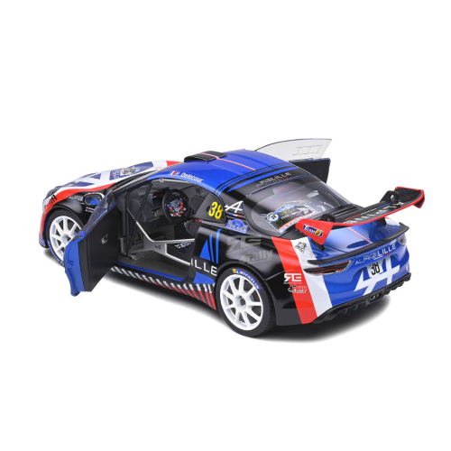 ALPINE A110 RGT N.38 RALLY DU MONT BLANC 2020 DELECOUR-GUIGONNET 1:18 Solido Auto Rally Modellino