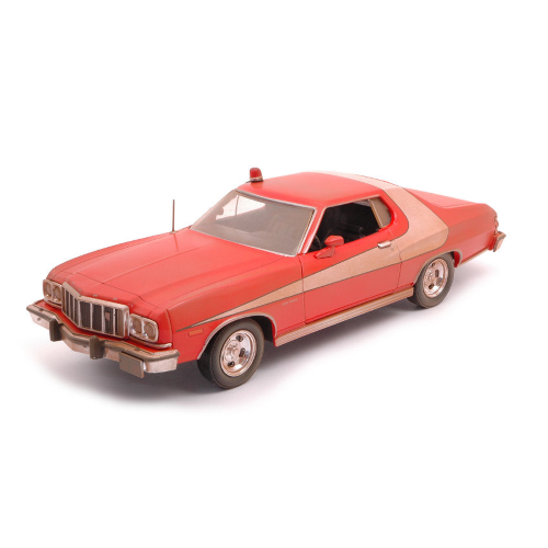 FORD GRAN TORINO 1976 STARSKY AND HUTCH 1975-79 TV SERIES 1:24 Greenlight Movie Modellino