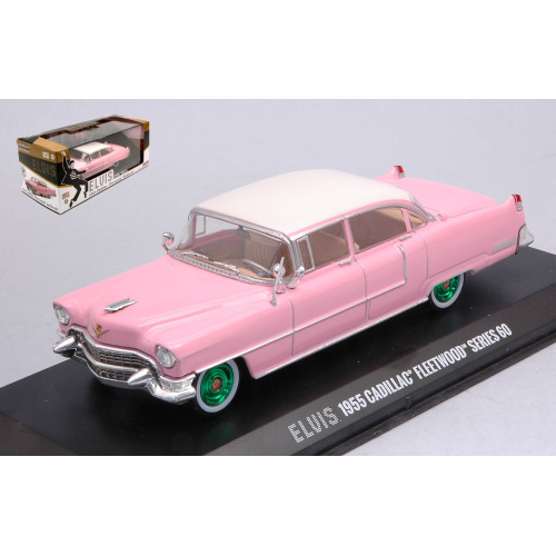 CADILLAC FLEETWOOD SERIES 60 1955 ELVIS PRESLEY GREEN WHEELS 1:43 Greenlight Movie Modellino