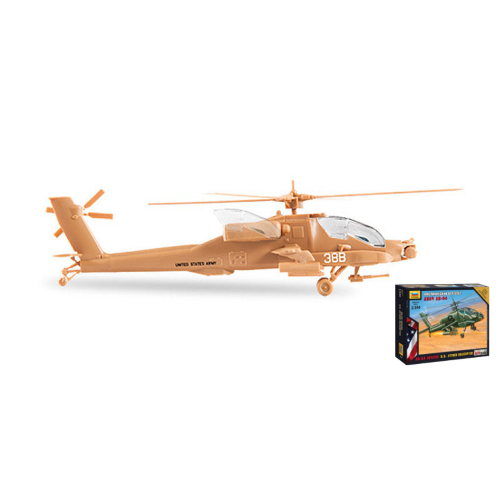 APACHE ELICOPTER KIT 1:144 Zvezda Kit Elicotteri Modellino