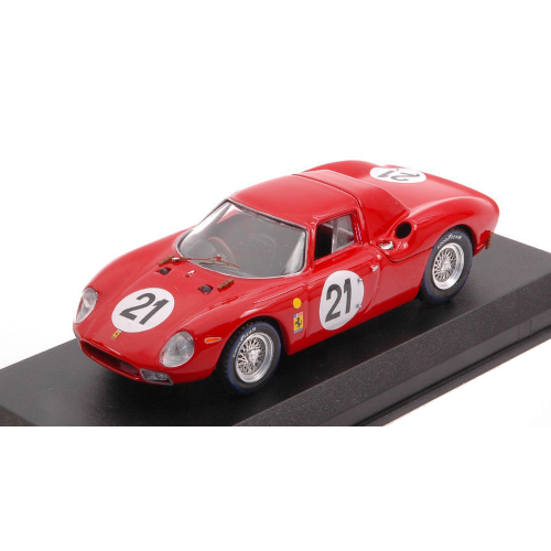 FERRARI 250 LM N.21 WINNER LE MANS 1965 J.RINDT-M-GREGORY 1:43 Best Model Auto Competizione Modellino