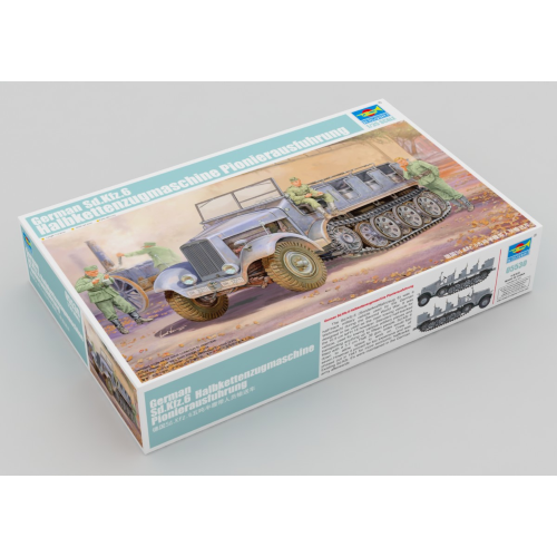 CAMION CINGOLATO GERMAN SD.KFZ.6 HALBKETTENZ.PIONIER.KIT 1:35 Trumpeter Kit Mezzi Militari Modellino