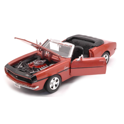 CHEVROLET CAMARO SS 396 CONVERTIBLE 1968 METALLIC BRONZE1:24 Maisto Auto Stradali Modellino
