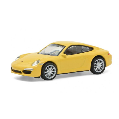 PORSCHE 911 CARRERA S 2015 YELLOW 1:87 Schuco Auto Stradali Modellino