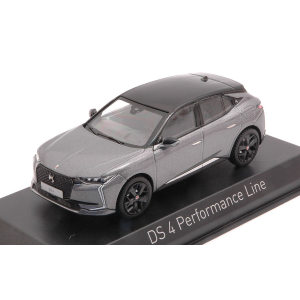 DS 4 PERFORMANCE LINE 2021 PLATINIUM GREY 1:43 Norev Auto Stradali Modellino