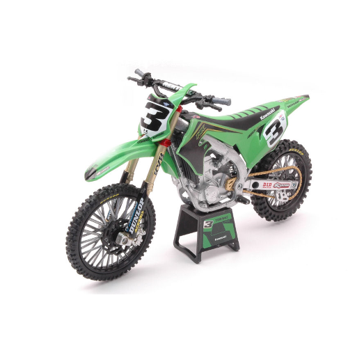 KAWASAKI KX 450 N.3 ELI TOMAC 2019 1:12 New Ray Moto Modellino