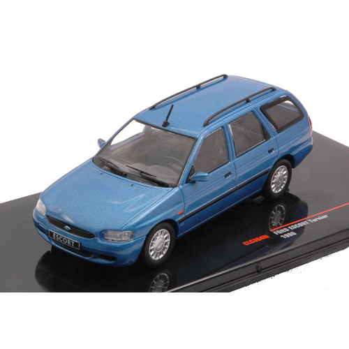 FORD ESCORT TURNIER 1996 METALLI BLUE 1:43 Ixo Model Auto Stradali Modellino