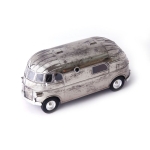 HUNT HOLLYWOOD HOUSE CAR 1940 METALLIC SILVER 1:43 Autocult Campers-Roulottes Die Cast Modellino
